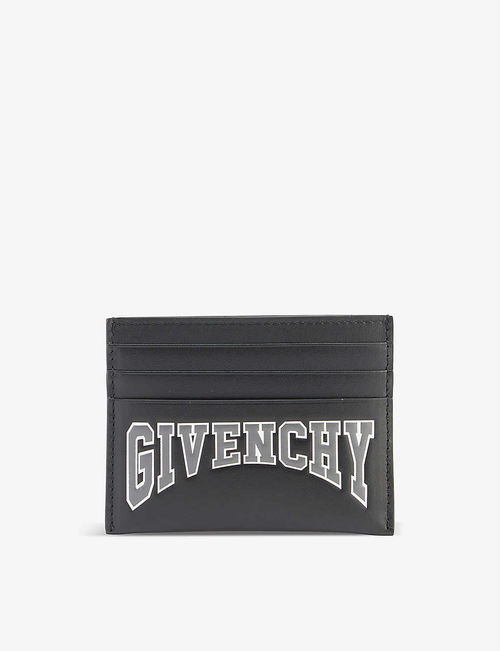 College leather cardholder