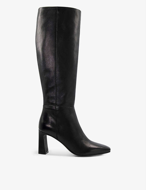 Savior knee-high leather boots