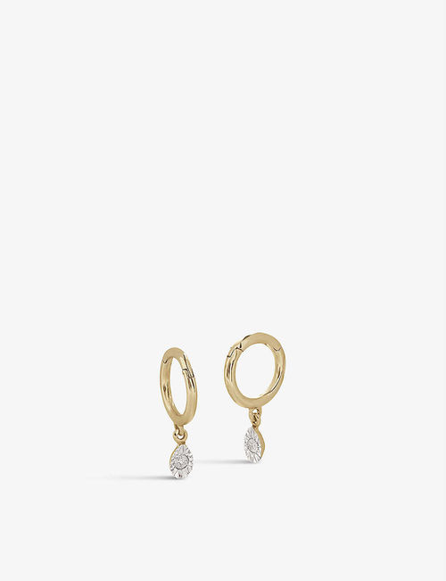 Siren 14ct yellow gold-plated...