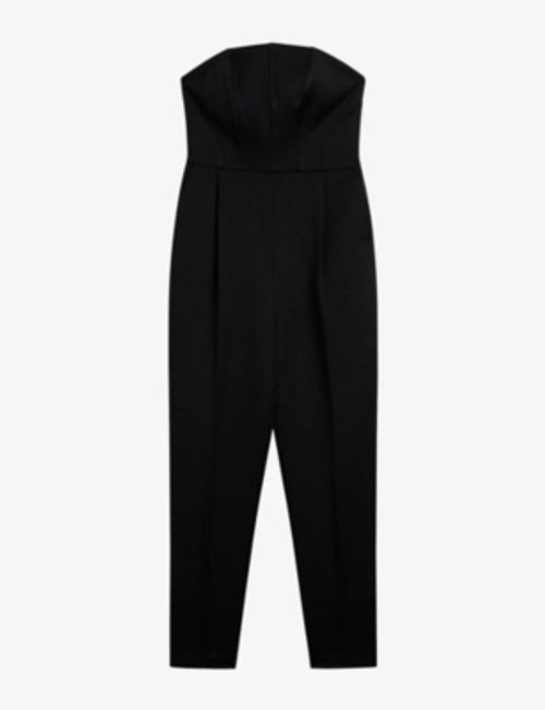 Oriiana bustier woven jumpsuit