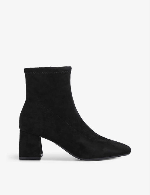 Quant block-heel faux-suede...