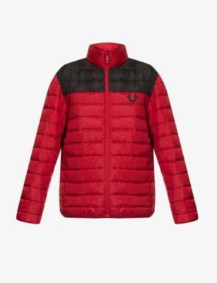 True religion shop red puffer jacket