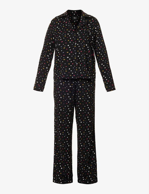 Clara star-print pyjama set