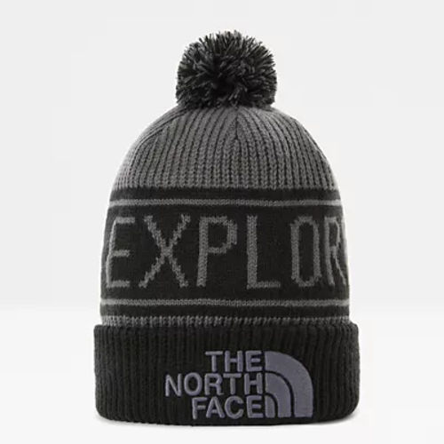 Blue The North Face TNF Box Pom Beanie