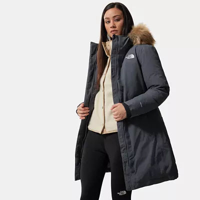 North face arctic parka on sale grey