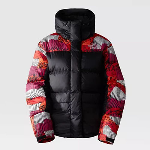 The North Face Women's Himalayan Down Parka Fiery Red Abstract Yosemite Print-tnf Black Size XS