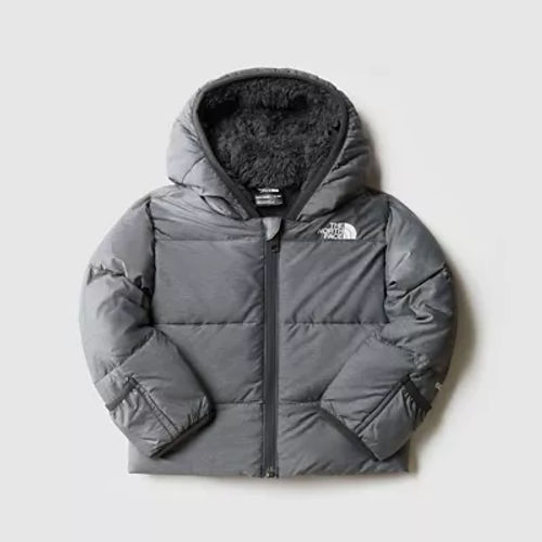 The North Face Baby North Down Hooded Jacket Tnf Medium Grey Heather Size  3-6 months | £90.00 | Brent Cross