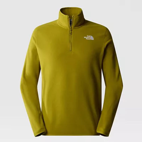 The North Face Men's 100 Glacier 1/4 Zip Fleece Sulphur Moss Size S, £30.00