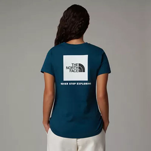 The North Face Women's Redbox T-shirt Midnight Petrol Size XS