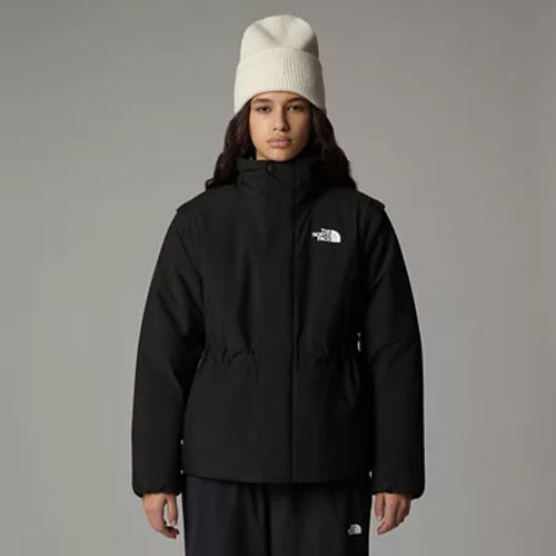 The North Face Women's Padded 2-in-1 Convertible Jacket Tnf Black Size XS