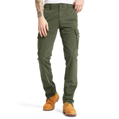 Timberland Mens Slim Fit Tapered Cargo Pant British Khaki  Slim fit men  Tan pants men Cargo pants men