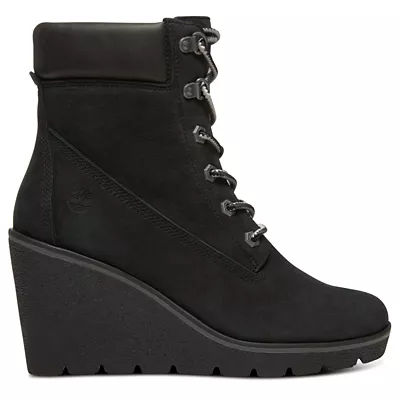 Black wedge hot sale timberland boots