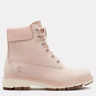 Timberland Lucia Way 6 Inch Boot For Women In Light Pink Light