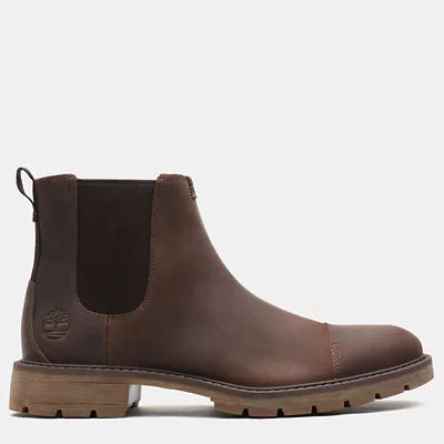 Timberland Elmhurst Chelsea Boot For Men In Dark Brown Dark Brown