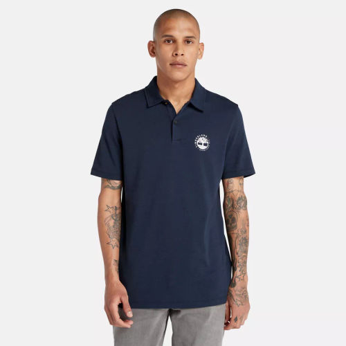 Timberland Logo Polo With...