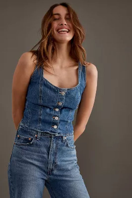 Levi's Alani Denim Sleeveless...