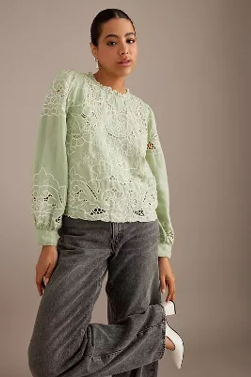 By Anthropologie Long-Sleeve...