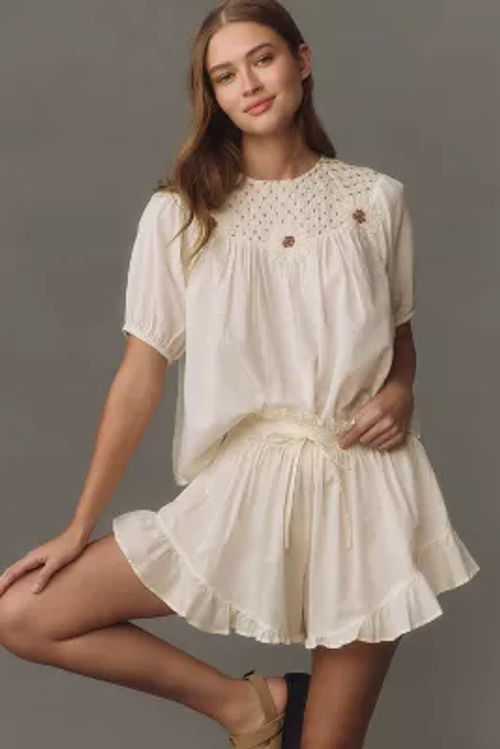 By Anthropologie Short-Sleeve...