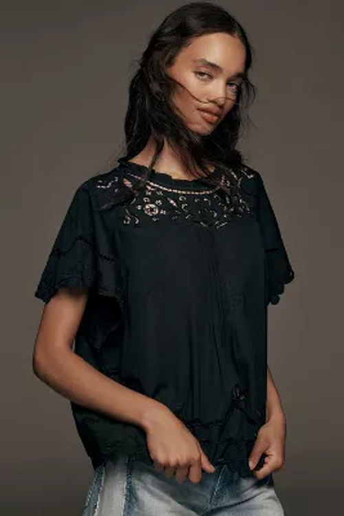 By Anthropologie Short-Sleeve...