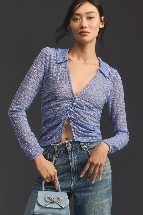 By Anthropologie Sheer...