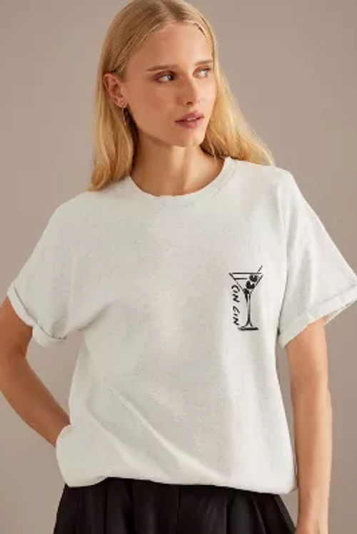 Cocktail Back Graphic T-Shirt