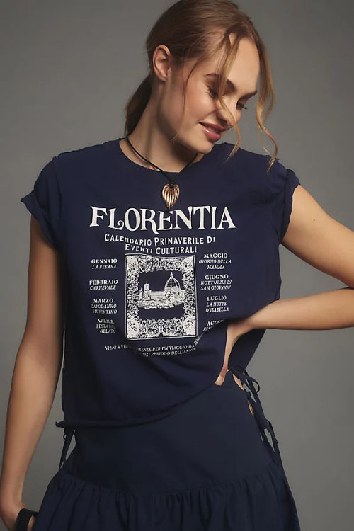 Maeve Florentia Short-Sleeve...