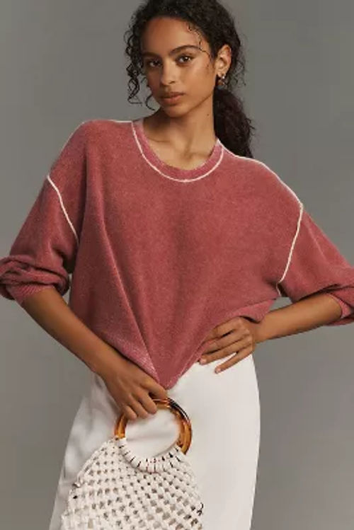 The Alani Cropped Cashmere Crew-Neck Jumper by Pilcro