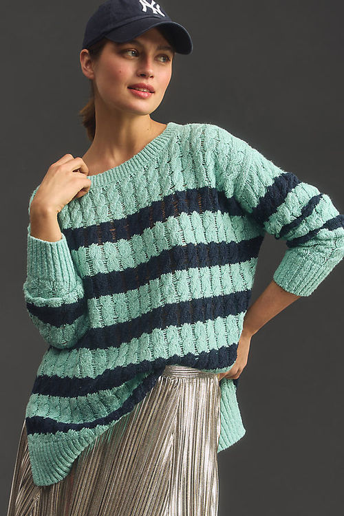 Pilcro Longline Stitch Jumper