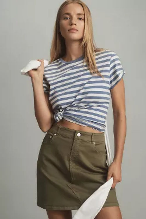 Pilcro Slim Denim Mini Skirt