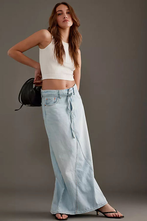 Levi's Icon Denim Maxi Skirt