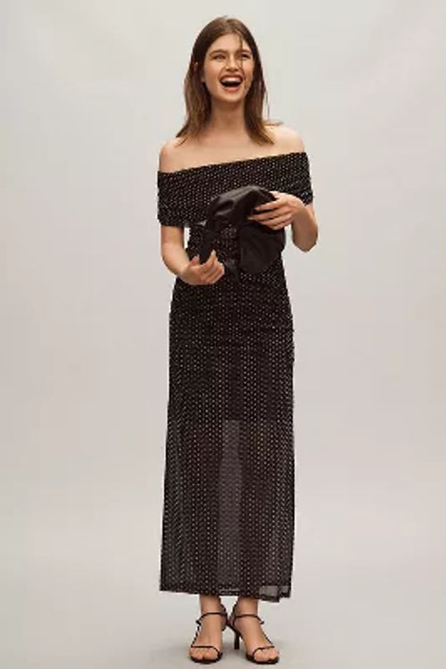 Maeve Mesh Maxi Skirt