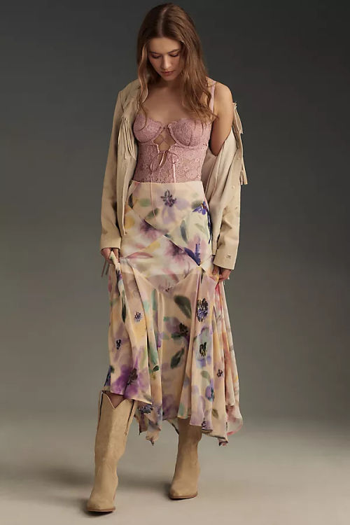 By Anthropologie Asymmetrical...