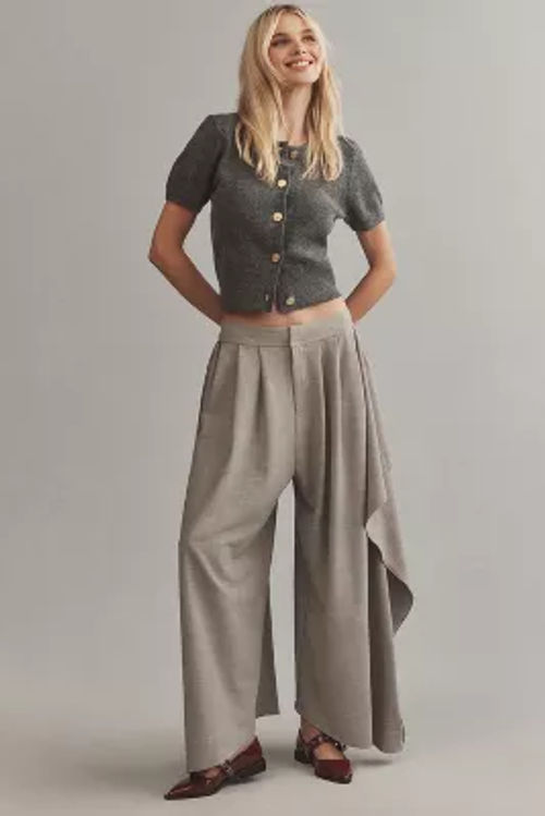 Maeve Draped Volume Trousers