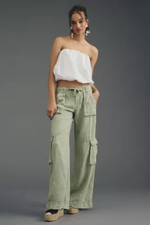 Pilcro Relaxed Ankle-Tie Pants