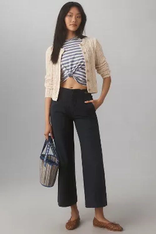 Pilcro Crop Wide-Leg Chino...