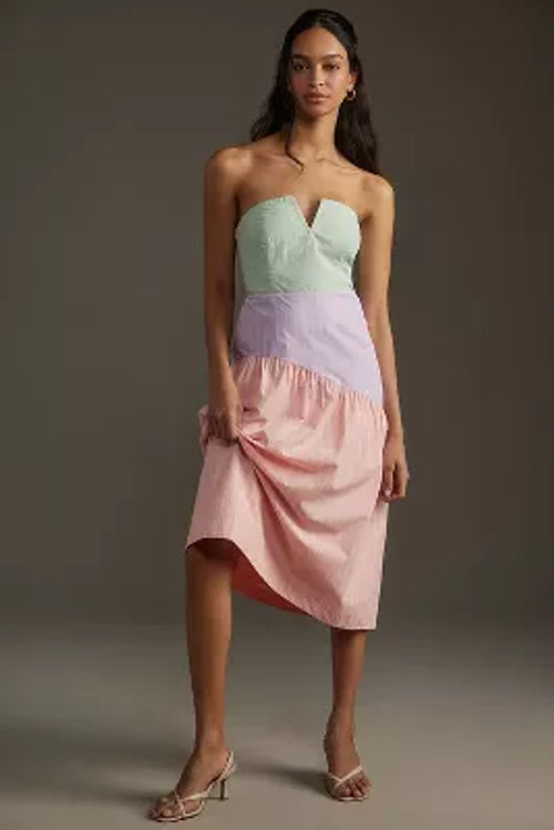 Maeve Colourblock Strapless...