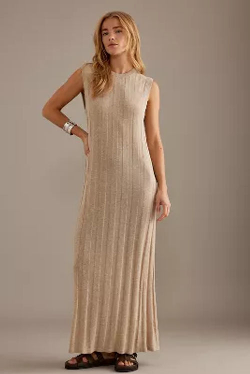 Selected Femme Hannah Ribbed Knit Maxi Dress