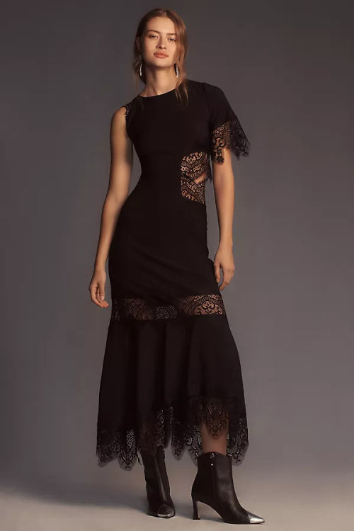 Hutch Asymmetrical Lace Mix...