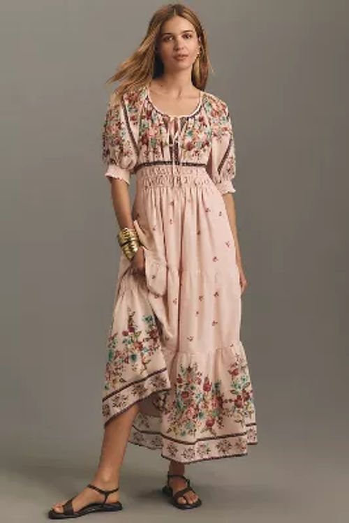 The Somerset Puff-Sleeve Maxi...