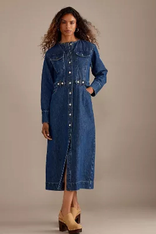 ALIGNE Parsons Denim Midi...