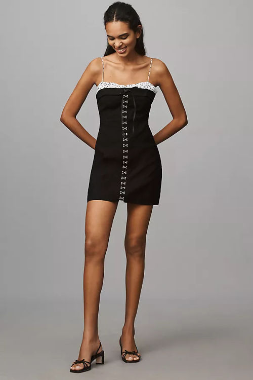 Maeve Sleeveless Bustier Mini...