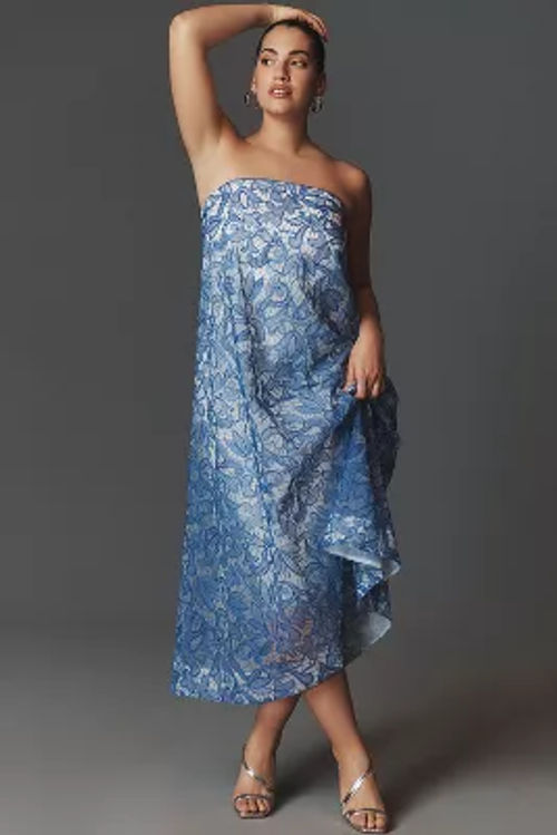 By Anthropologie Strapless...