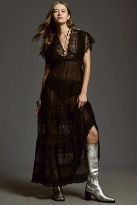 Ml monique lhuillier clearance yolande lace dress