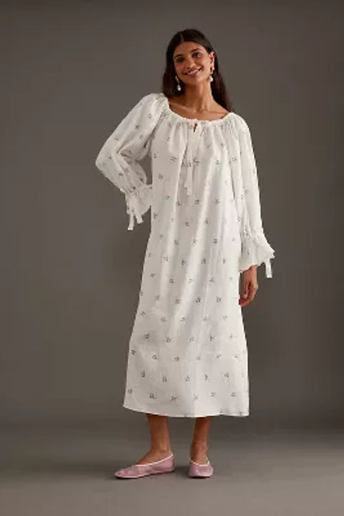 Sleeper Cha-Cha Linen Midi...