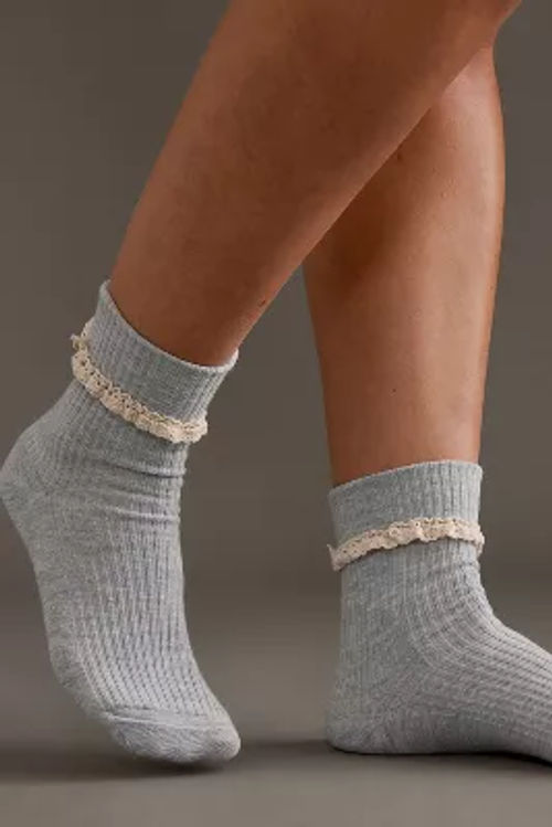 Frill Melange Socks