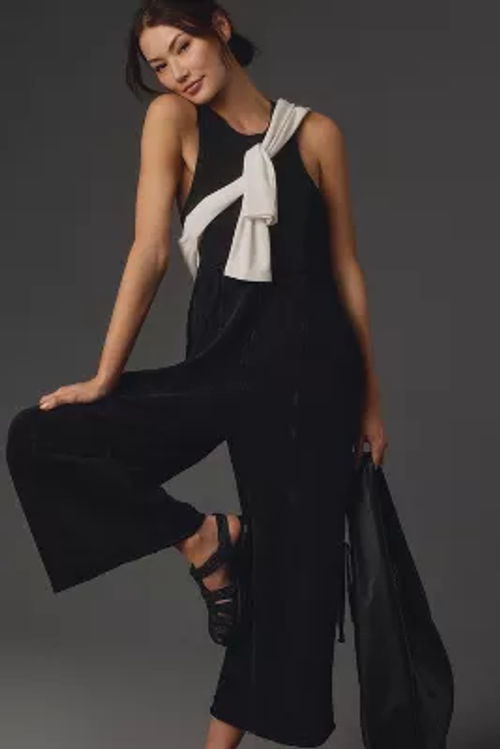 The Malika Strappy Gauze Wide-Leg Jumpsuit, £80.00