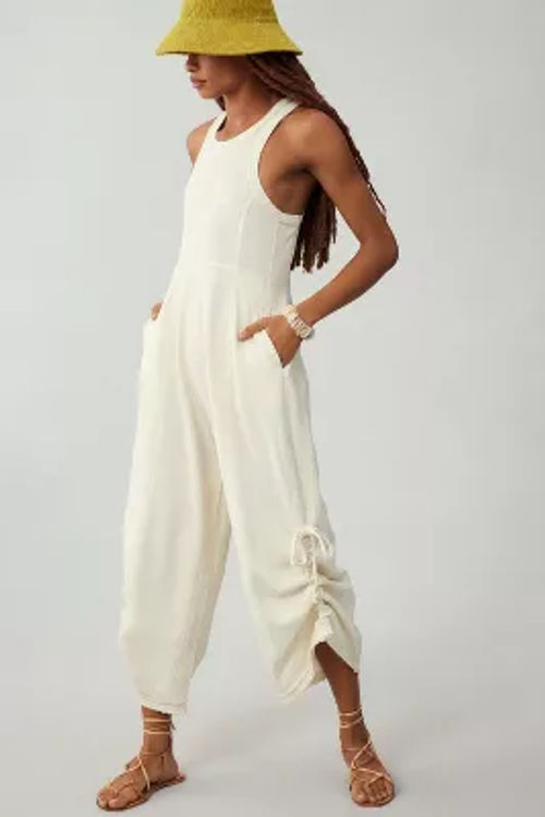 The Malika Strappy Gauze Wide-Leg Jumpsuit, £80.00