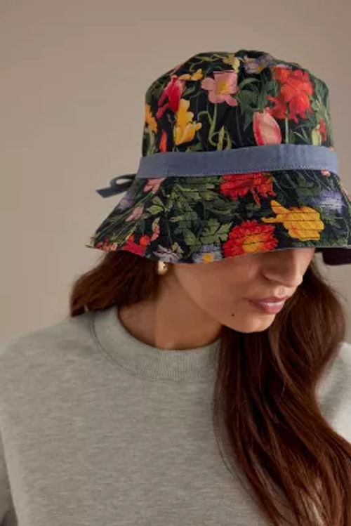 Gola x Anthropologie Floral Bow Bucket Hat