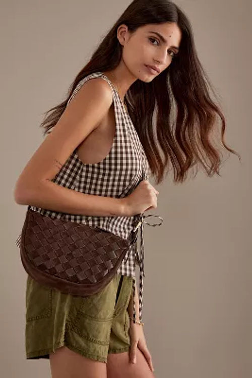 Mini Checkerboard Crossbody...