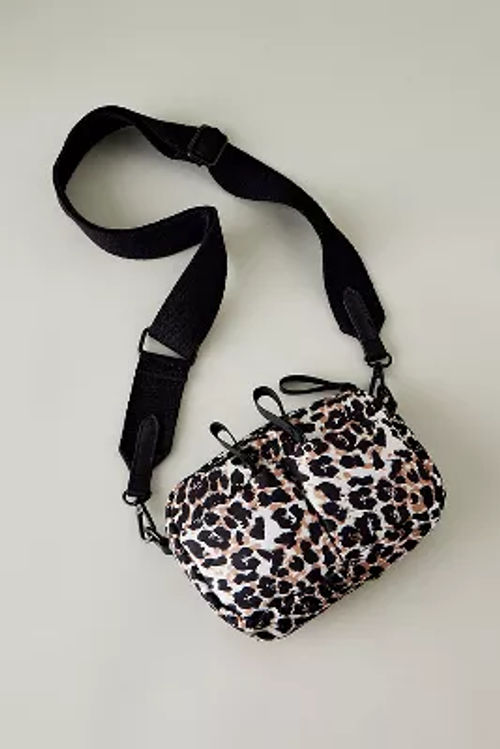Leopard Nylon Crossbody Bag